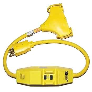 Coleman Cable 02841 In-Line Tri-Source 12/3 SJEOW 2-1/2-Foot
